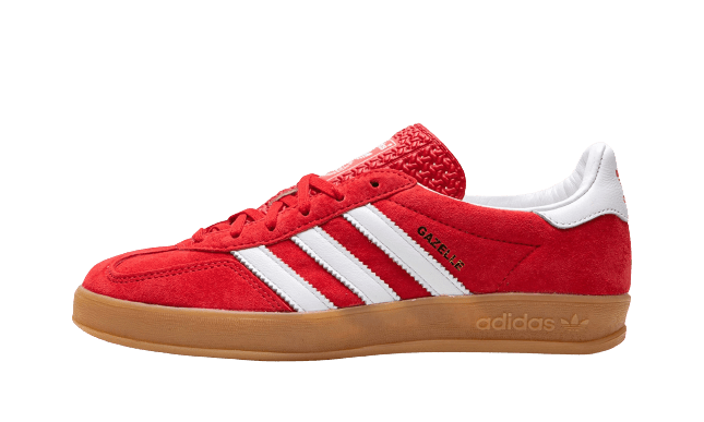 Adidas Gazelle Indoor Scarlet Cloud White - Mentastore