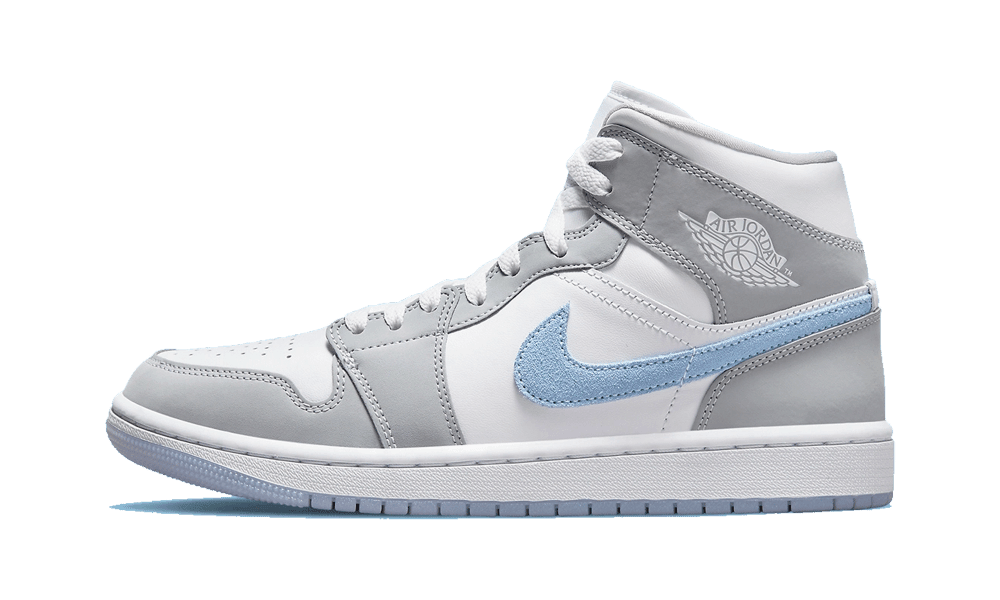 Air Jordan 1 Mid 'Aluminium Wolf Grey' (W) - Mentastore