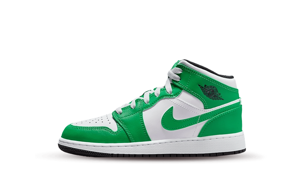 Air Jordan 1 Mid 'Lucky Green' (GS) - Mentastore