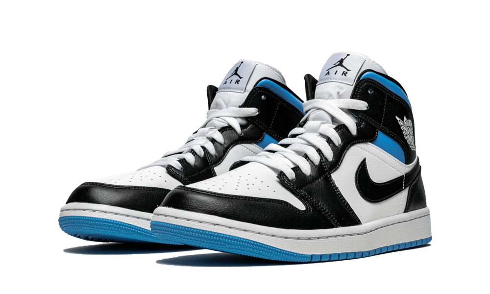 Air Jordan 1 Mid Royal Black and Blue (W) - Mentastore