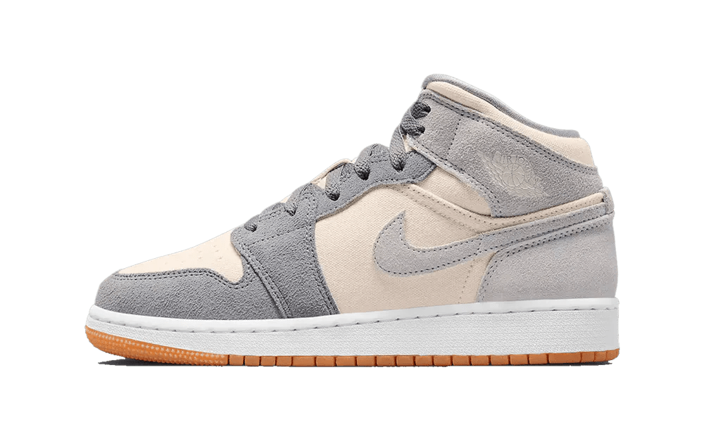 Air Jordan 1 Mid SE Coconut Milk Particle Grey - Mentastore