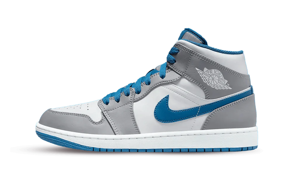 Air Jordan 1 Mid True Blue - Mentastore