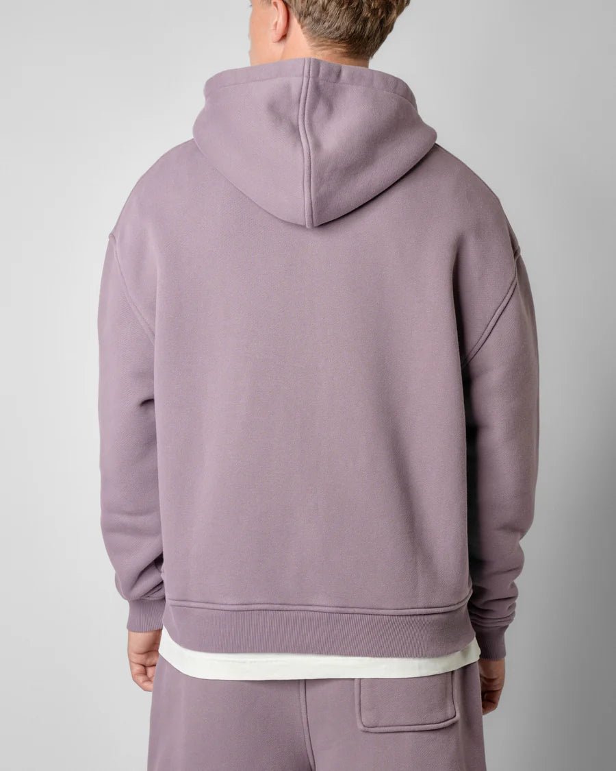 CHIQUE NOIR - ZIP HOODIE - PLUM - Mentastore