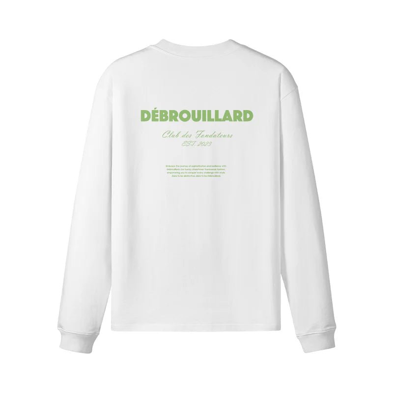 DÉBROUILLARD Club des Fondateurs Longsleeve - Off white - Mentastore