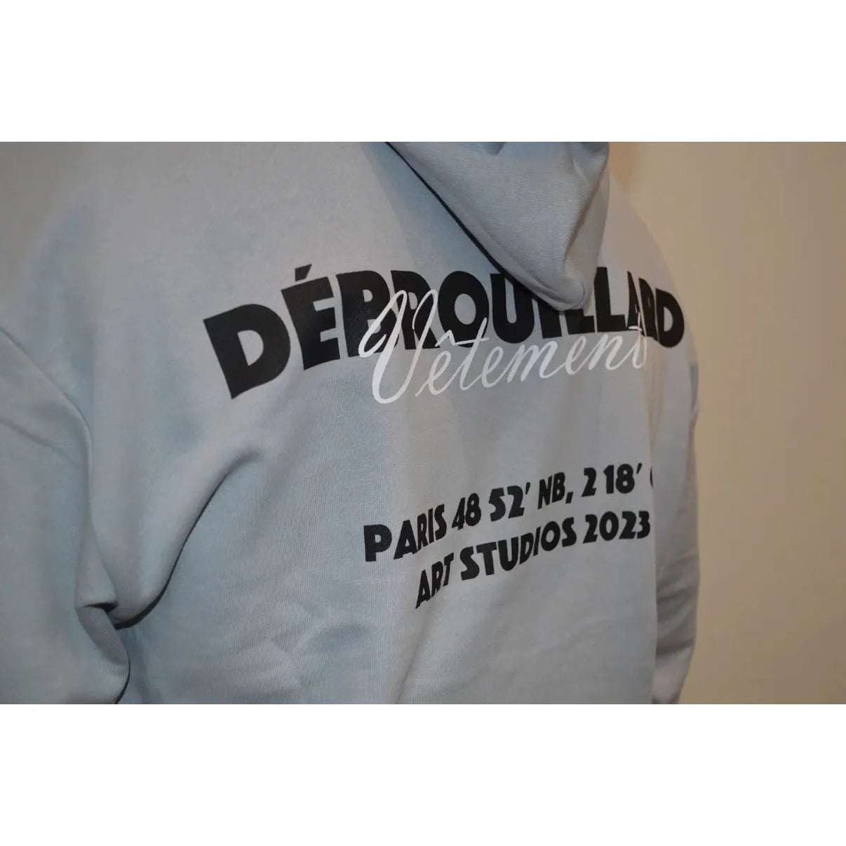 Débrouillard 'PARIS X ART STUDIOS' grey hoodie - Mentastore