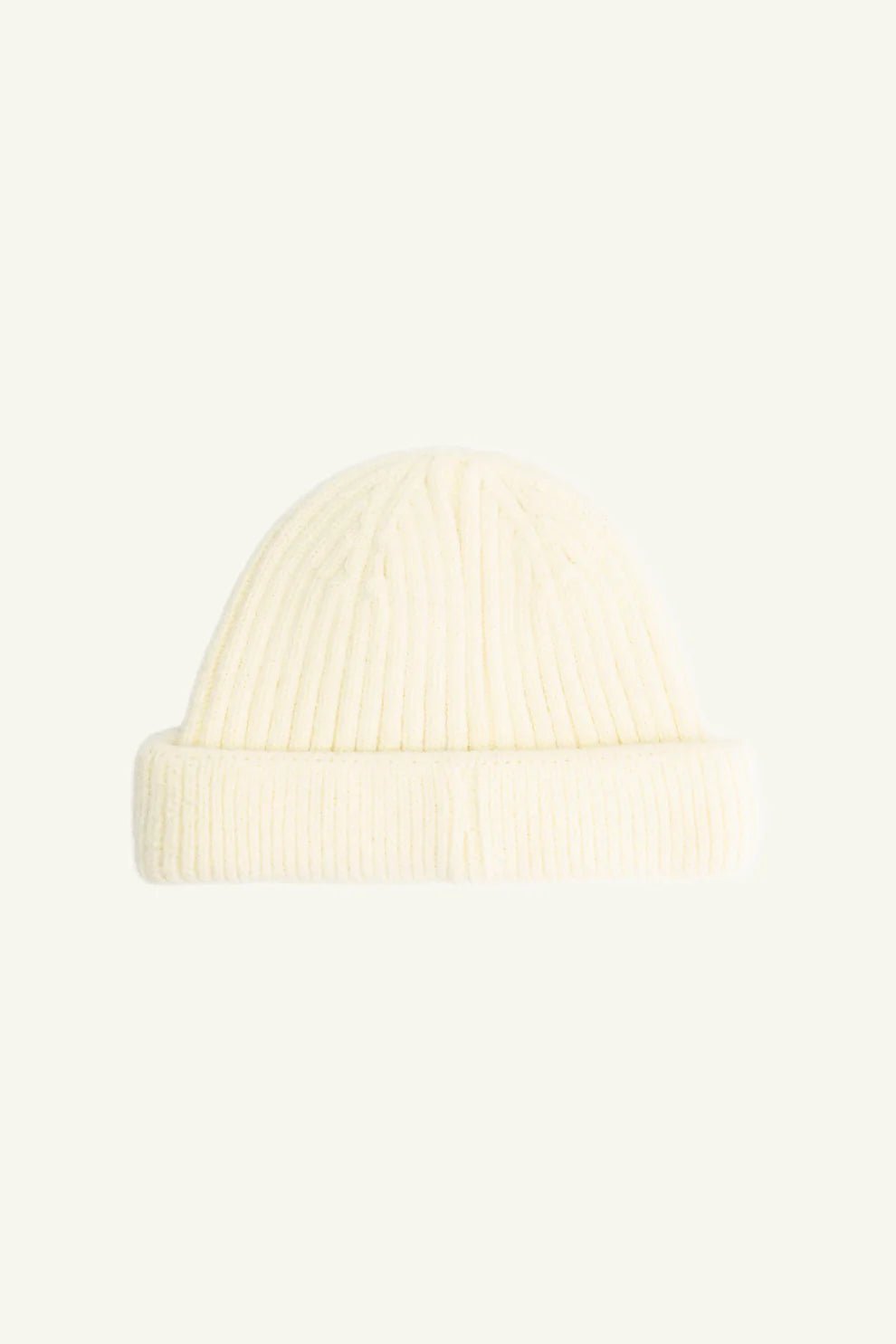 DON'T WASTE CULTURE - Fisherman beanie - Creme - Mentastore