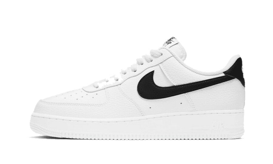 Nike Air Force 1 Low '07 White Black Pebbled Leather