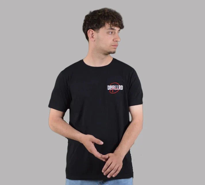 LETTERS DBRLLRD REGULAR TEE BLACK - Mentastore