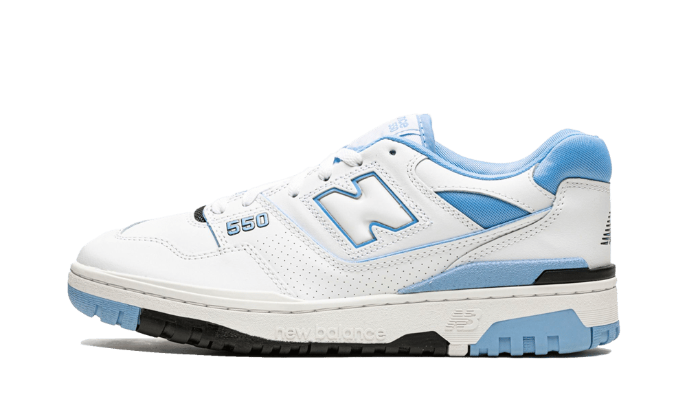 New Balance 550 UNC White University Blue - Mentastore