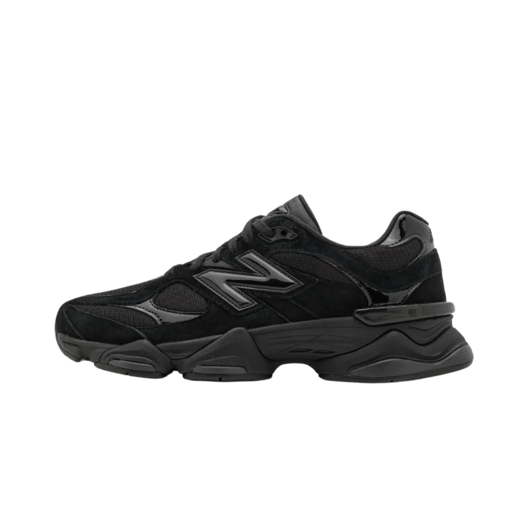 New Balance 9060 Triple Black Patent - Mentastore