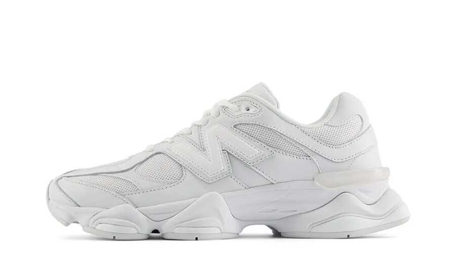 New Balance 9060 triple white - Mentastore