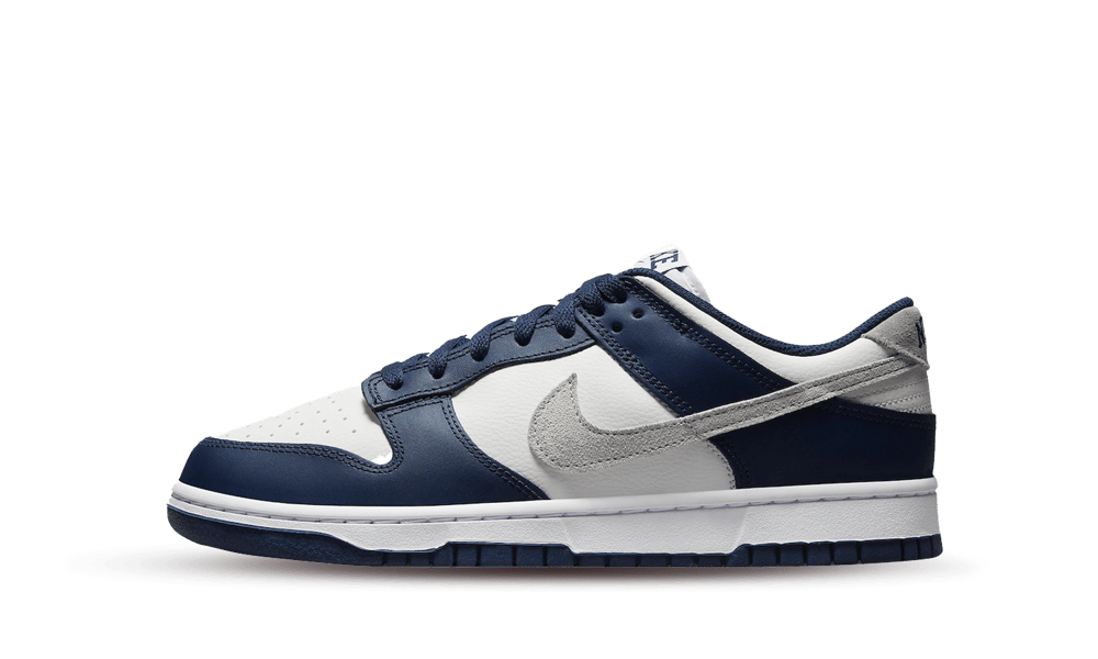 Nike Dunk Low Summit White Midnight Navy - Mentastore